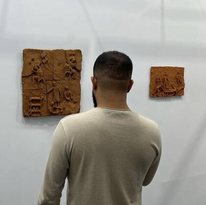 Obra de Federico Cantini en la galería Pasto