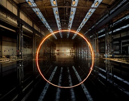Obra de Georges Rousse exhibida en Arte x Arte