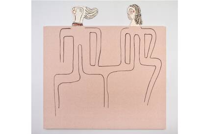 Obra de Juan Tessi exhibida en el Malba