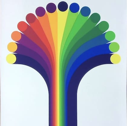 Obra de Julio Le Parc exhibida por Prima Gallery en Pinta Sud ASU
