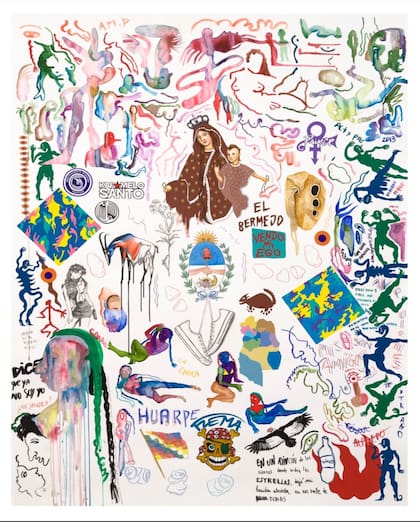 Obra de La Chola Poblete reservada por Eduardo Costantini en la galería Barro, en la edición actual de arteba, que se exhibirá en su próxima muestra en Berlín