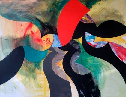Obra de Lis Wells exhibida por la galería LyV