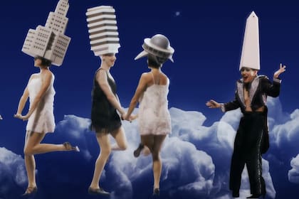 Obra de Lolo y Lauti, artistas que estuvieron a cargo de la dirección y puesta en escena de una ópera inspirada en Jorge De la Vega en el Moderno