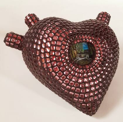 Obra de Luciana Bertoloni, en la galería María Wonda