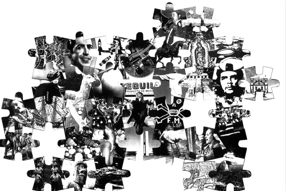 Obra de Regina Silveira que inspira la muestra colectiva Rompecabezas en la sede Hotel de Inmigrantes del Muntref, como parte de Bienalsur