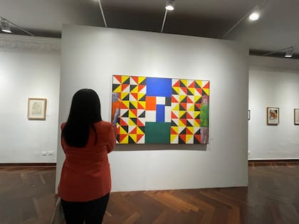 Obra de Teresa Burga, una de las primeras de arte pop realizadas en Perú