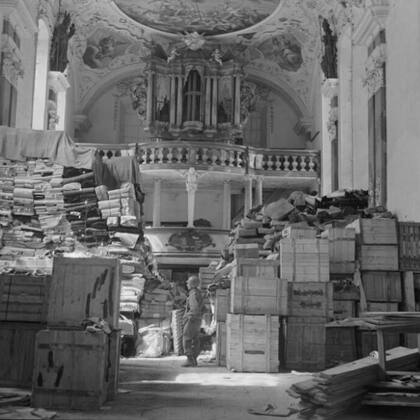 Obras de arte encontradas en una iglesia de Alemania