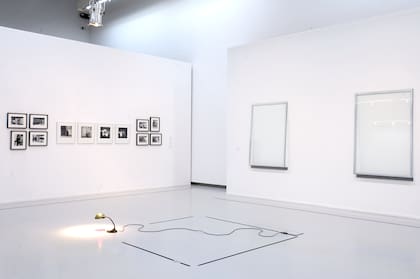 Obras de Eduardo Basualdo y Alberto Greco