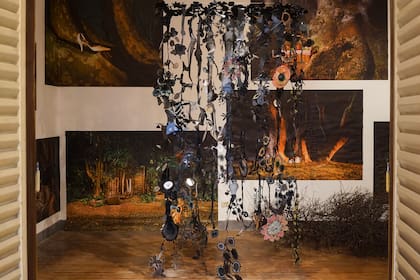 Obras de Paula Palavecino y Mercedes Castro Corbat
