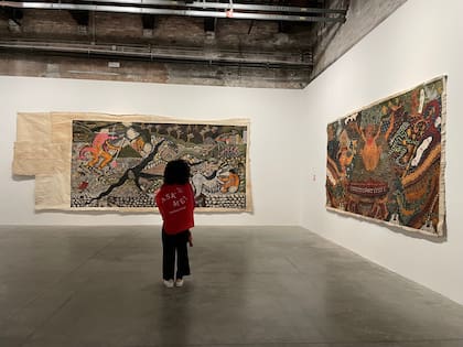 Obras de Santiago Yahuarcani en Venecia