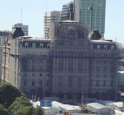 Obras en el Centro Cultural del Bicentenario en abril de 2010