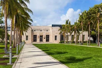 Vista del Collins Park, donde se instalarán las esculturas durante la semana de Art Basel