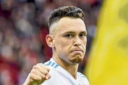 Ocampos es el goleador de Marsella, con cuatro tantos