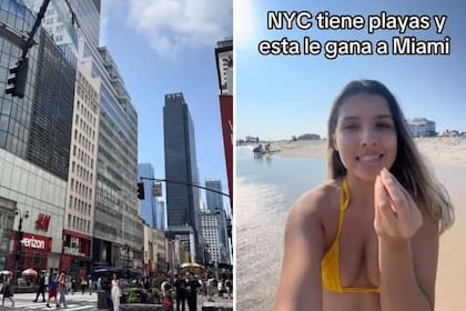 Ocean Beach, la playa a dos horas de Manhtattan donde el agua de mar es "azul"