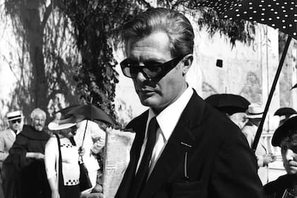 Marcello Mastroianni en Fellini 8 1/2