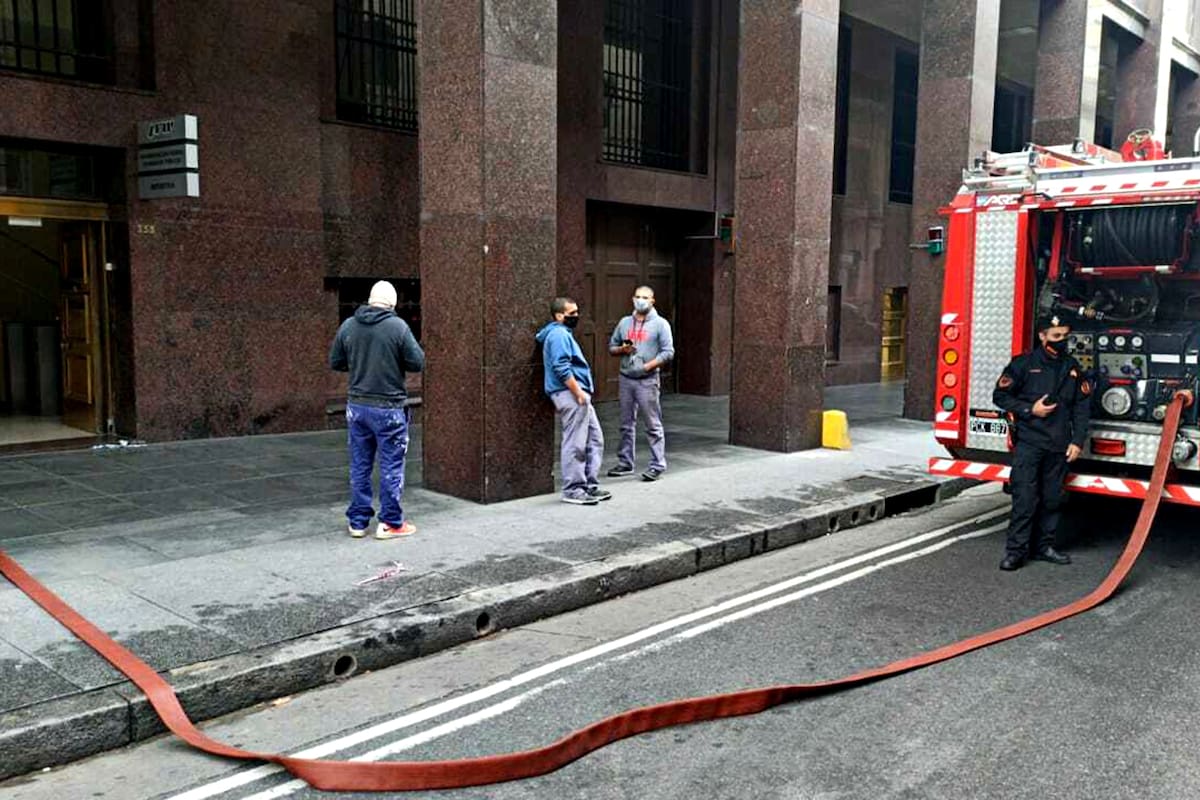 Ocurrió en el área de atención al contribuyente, donde había muchos menos trabajadores que lo habitual por la cuarentena total