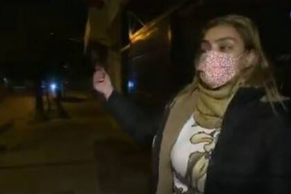 Ocurrió en el barrio Atalaya, mientras Telefe Notcias cubría la protesta