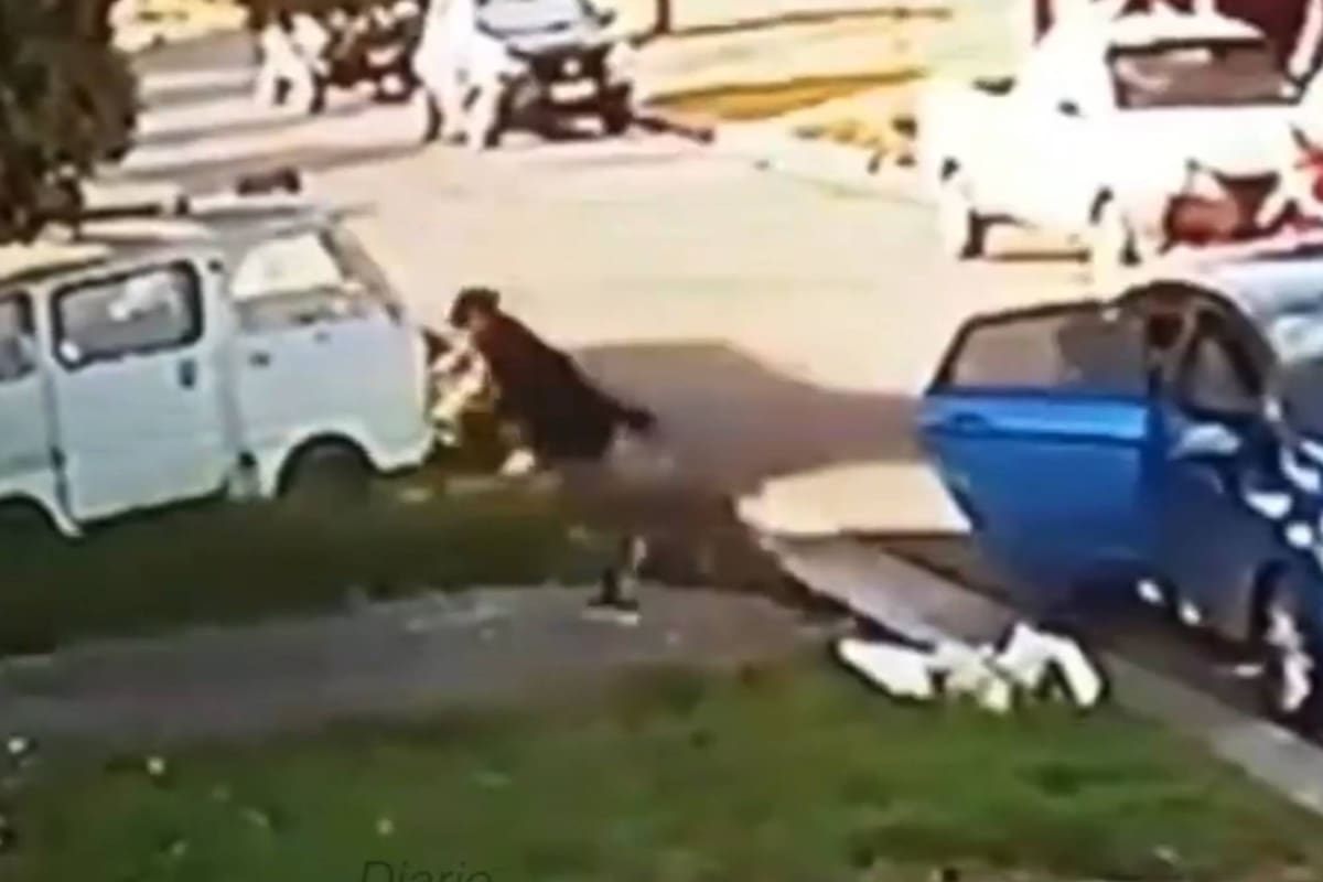 Ocurrió en La Plata, una mujer se salvó por segundos de ser asaltada