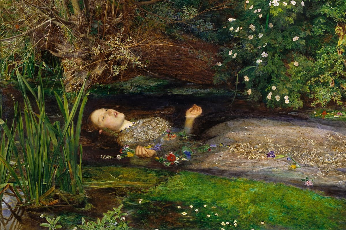 Ofelia, de John Everett Millais, c. 1851