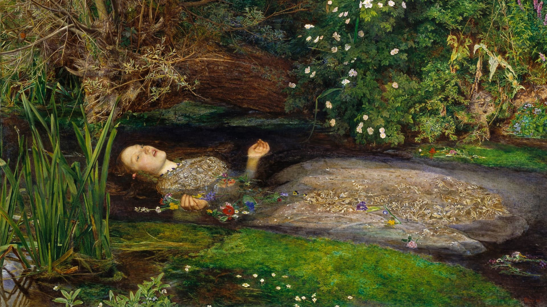 Ofelia, de John Everett Millais, c. 1851
