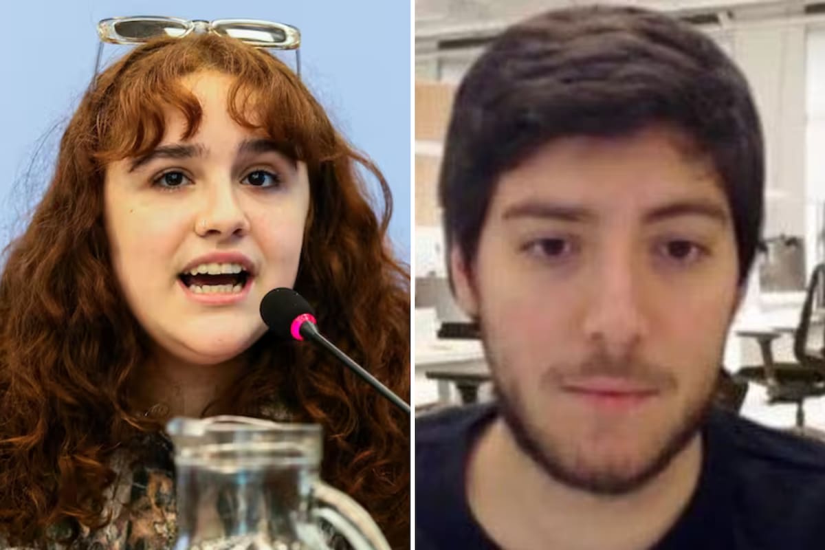 Ofelia Fernández y Juan Pablo Carreira