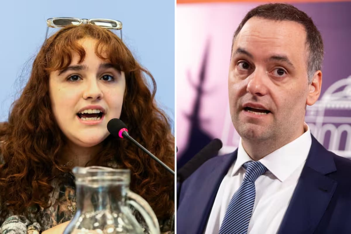 Ofelia Fernández y Manuel Adorni.