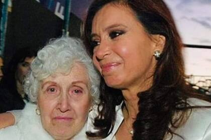 Ofelia junto a Cristina Kirchner