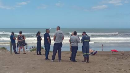 Oficiales de la delegación Quequén de la Prefectura confirmaron el hallazgo del cuerpo