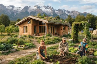 Buscan voluntarios para vivir gratis en Trevelin a cambio de trabajar en una granja, cuidar un niño y alojarse en una casa de tierra