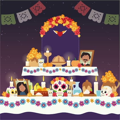 Ofrenda del Día de Muertos