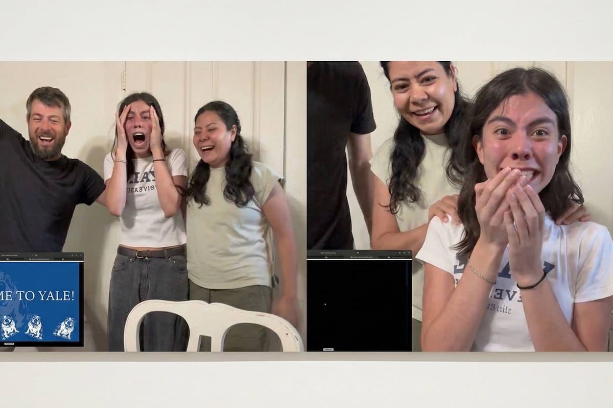 Ohanna celebró su aceptación a Yale junto a sus padres
