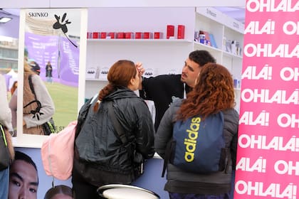 Ohlalá tuvo su stand de cuidado de la piel