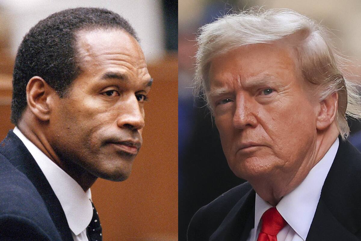 O.J. Simpson y Donald Trump