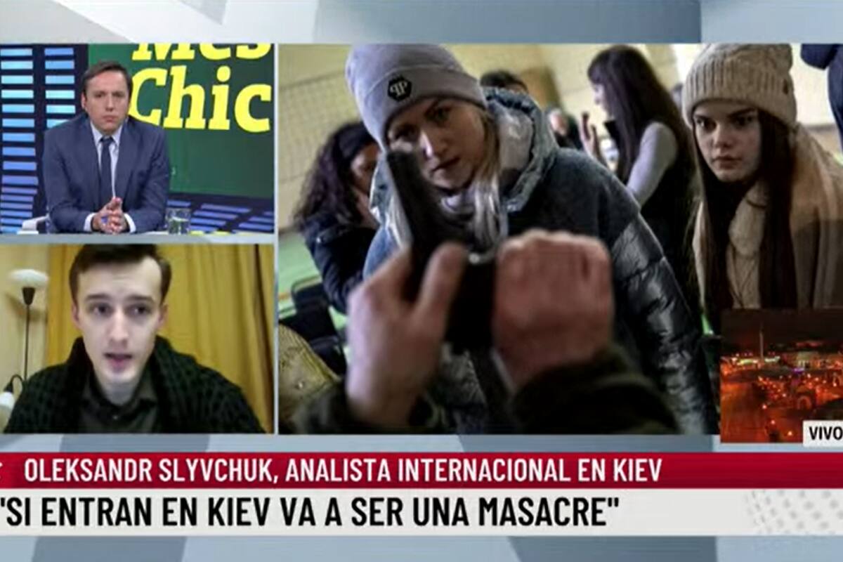 Oleksandr Slyvchuk conversa con José Del Rio respecto a la situación actual de Ucrania en plena invasión rusa.
