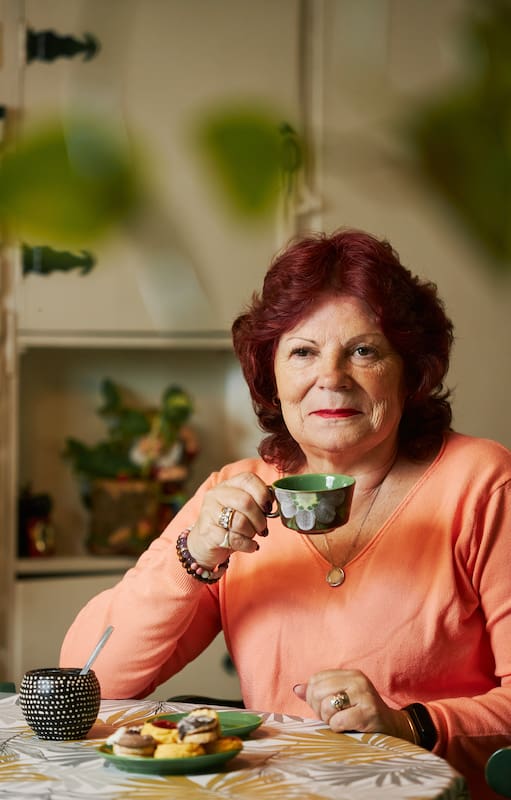 Olga en la intimidad de la icónica casona