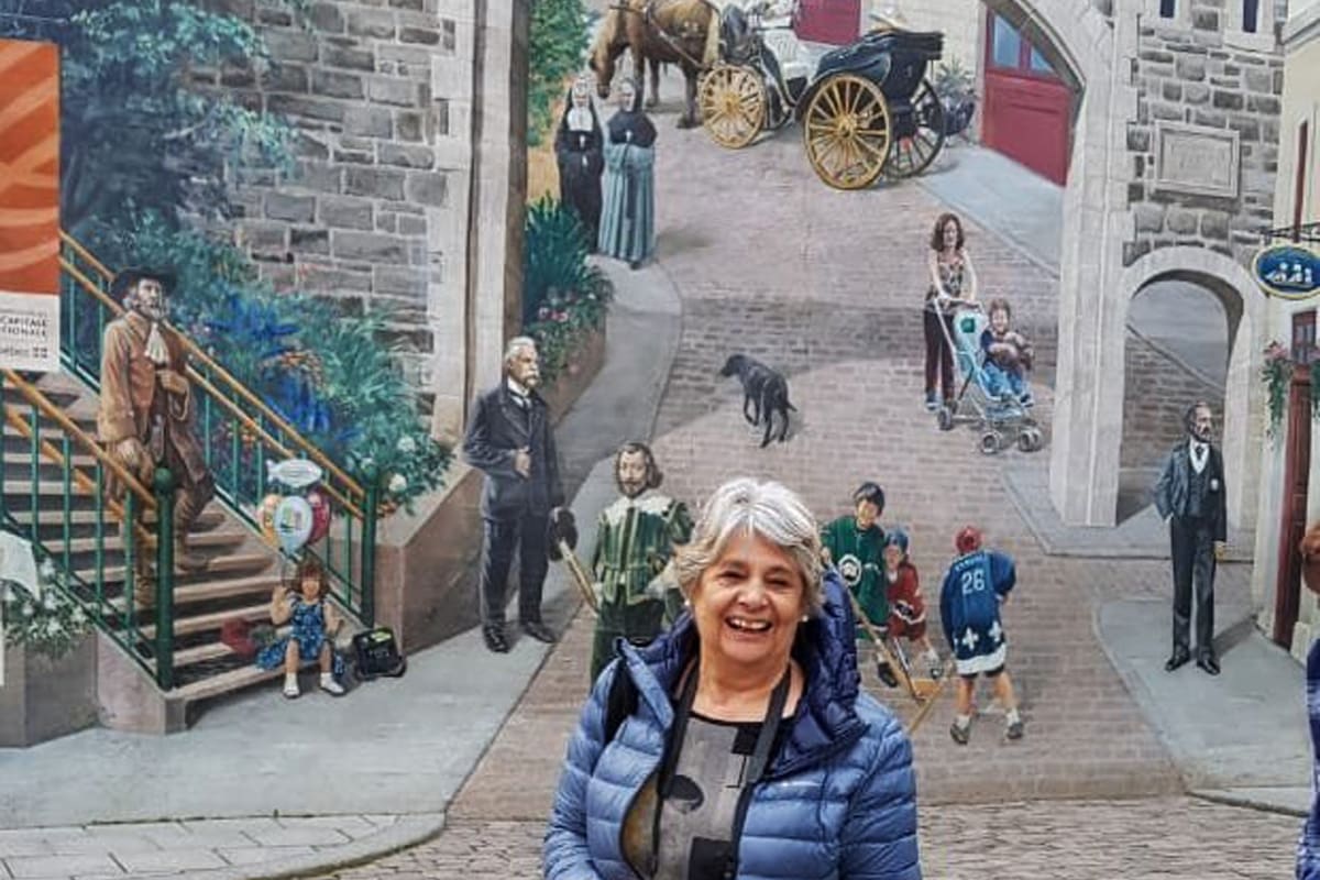 Olga Pisani es socióloga, vive en Belgrano R y viaja con amigas. En este relato cuenta su viaje con amigas en la región francesa de Canadá