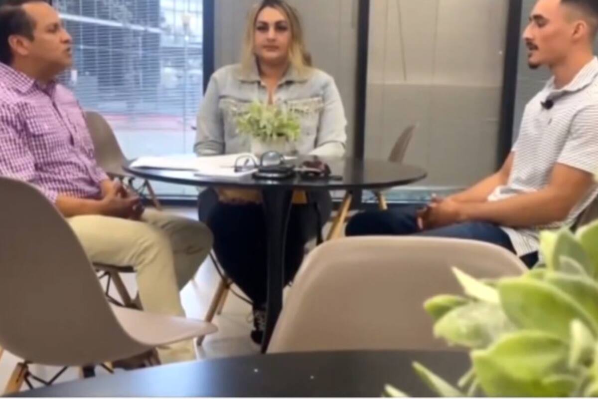 Olga teme por la posibilidad de dejar Estados Unidos y a su hijo (Captura de video Telemundo)