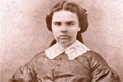 Olive Oatman era adolescente cuando fue marcada para siempre