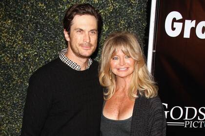 Oliver Hudson junto a su madre, Goldie Hawn