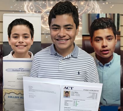 Oliver Matos Reyes tienen el sueño de ingresar a Harvard