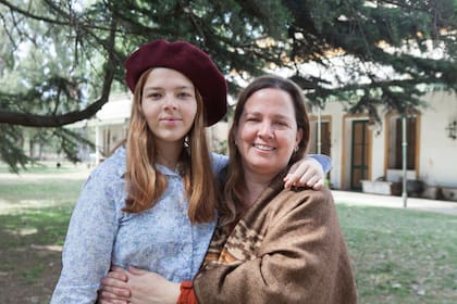 Olivia Messere y Marian Solveyra viven en Estancia El Carmen, que queda en Hunter, a unos kilómetros de Rojas.