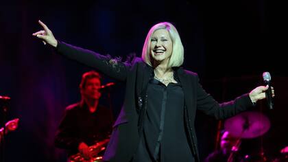 Olivia Newton-John, en su primera visita a la Argentina