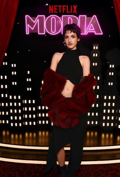Olivia Nuss en el preestreno de Moria