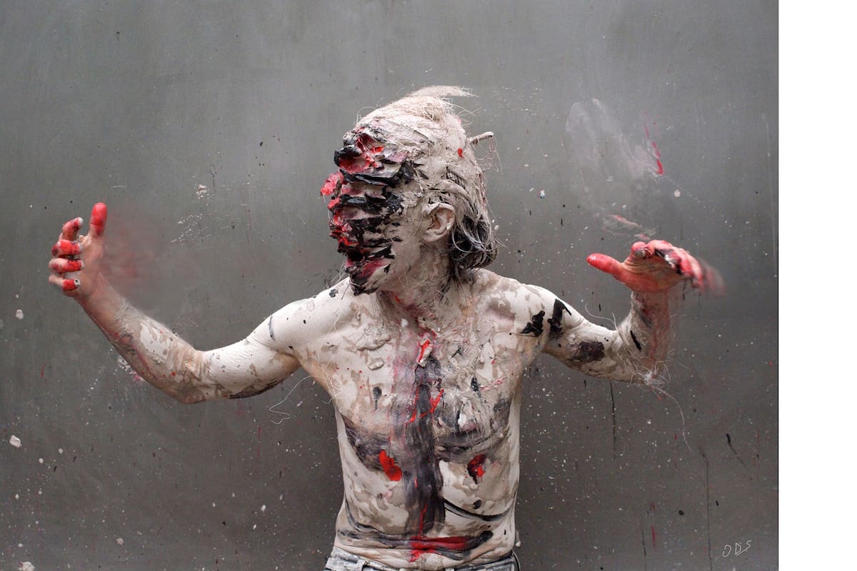 Olivier de Sagazan, de la serie Transfiguración, 2010