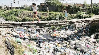 Contaminación en el Riachuelo.