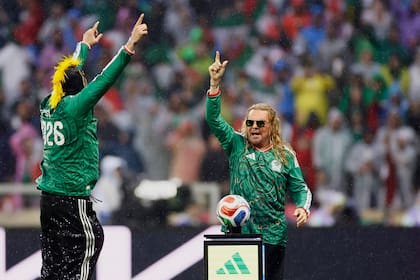 Olvera en la previa del partido