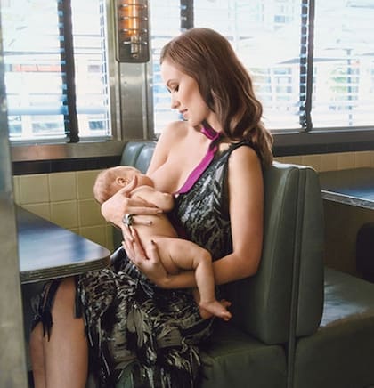 Olvia Wilde y su pequeño Otis