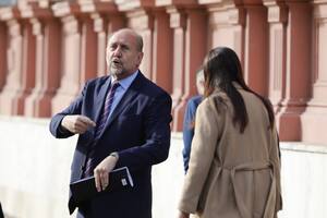 Omar Perotti se reunió el viernes en Casa de Gobierno con Juan Manzur y Silvina Batakis.