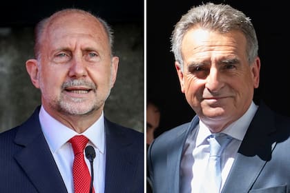 Omar Perotti y Agustín Rossi, las cabezas visibles de la interna del justicialismo en la provincia de Santa Fe