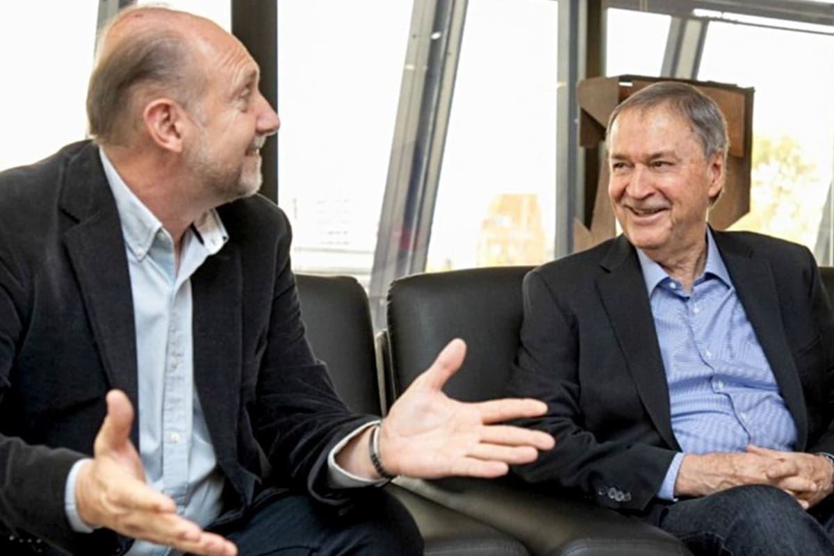 Omar Perotti y Juan Schiaretti